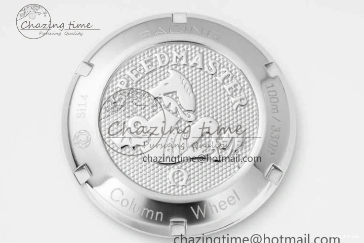 0414 Speedmaster Racing Master SS HKF Best Edition Black Dial on SS Bracelet A Versatile 7810